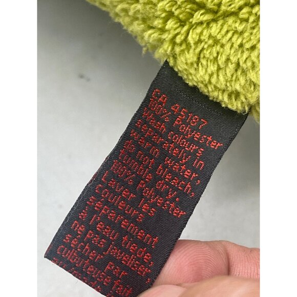 buffalo david bitten green throw pillow rectangle fuzzy soft poly 15x10" READ - Picture 7 of 8